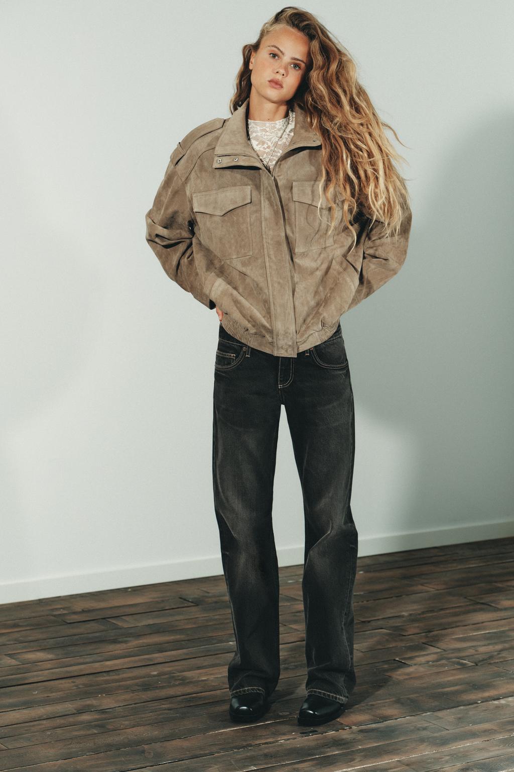 Giullaria Suede Oversized Jacket