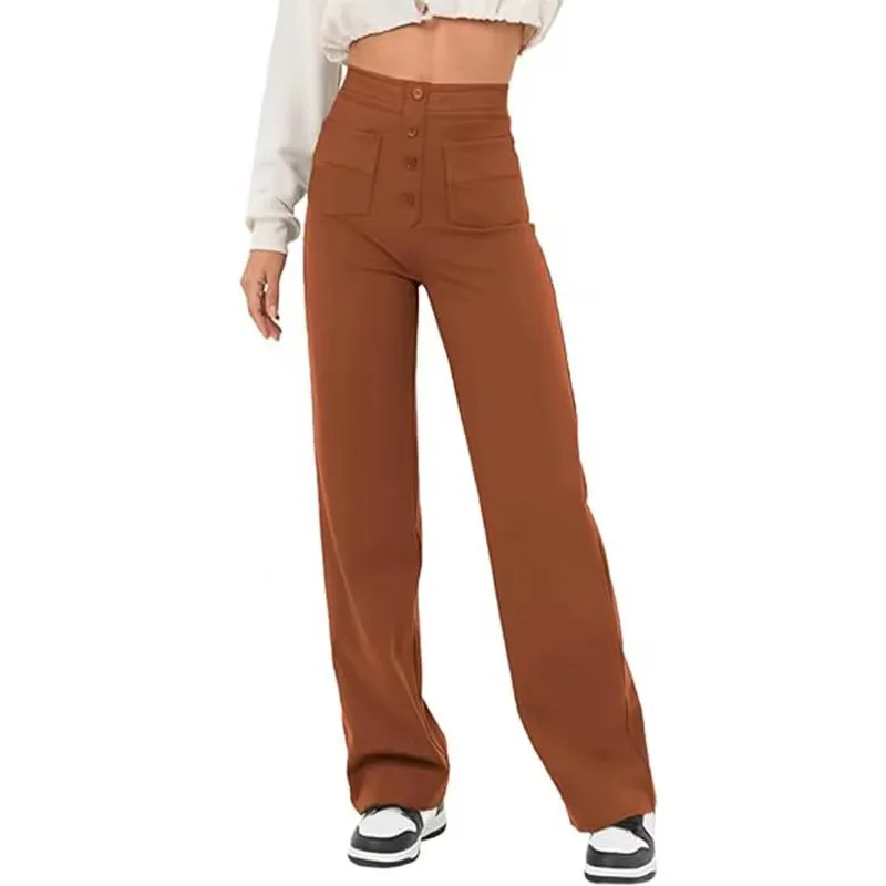 High Waist Wide Leg Pants