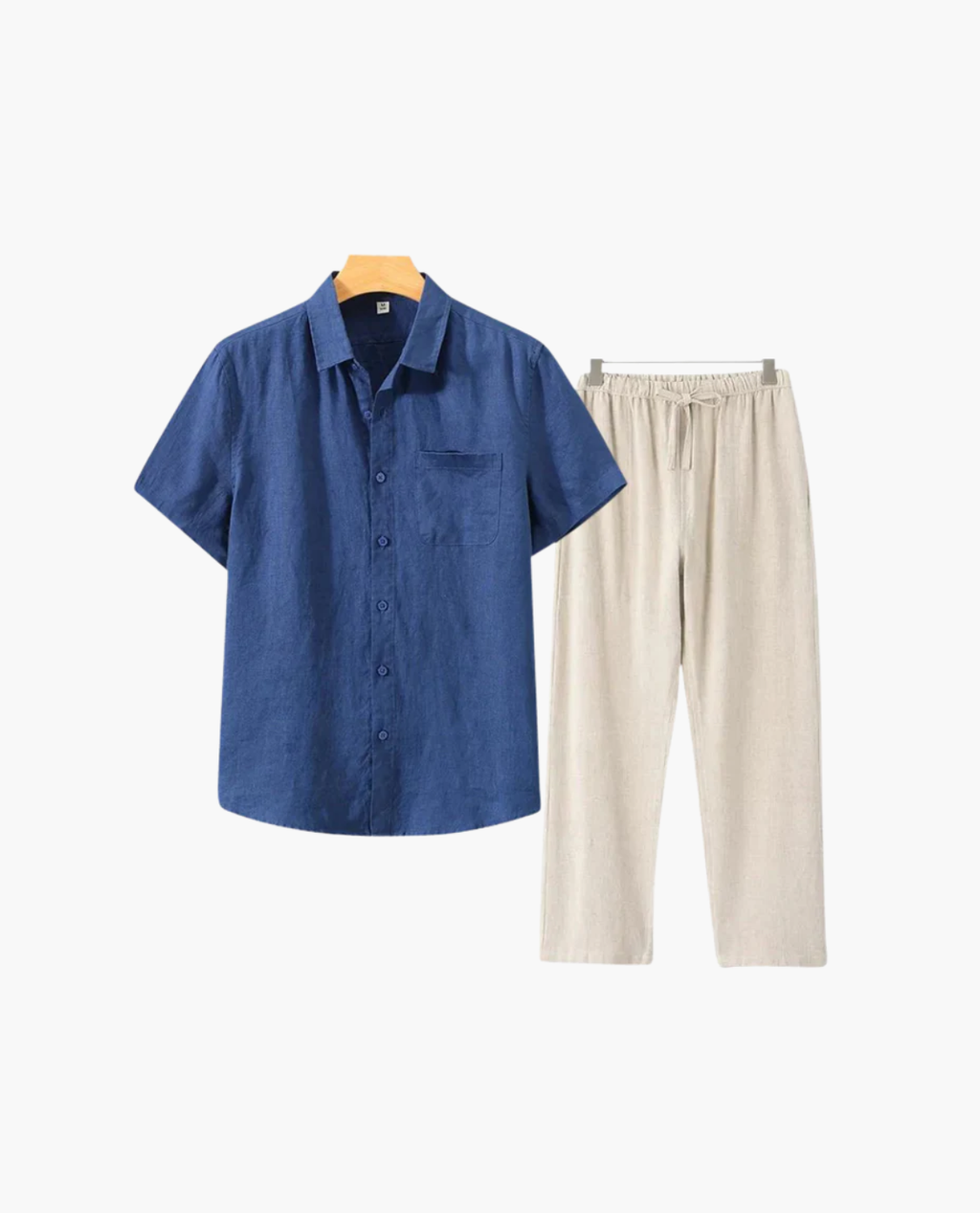 FRIENDZWEAR Short Sleeve Linen Set