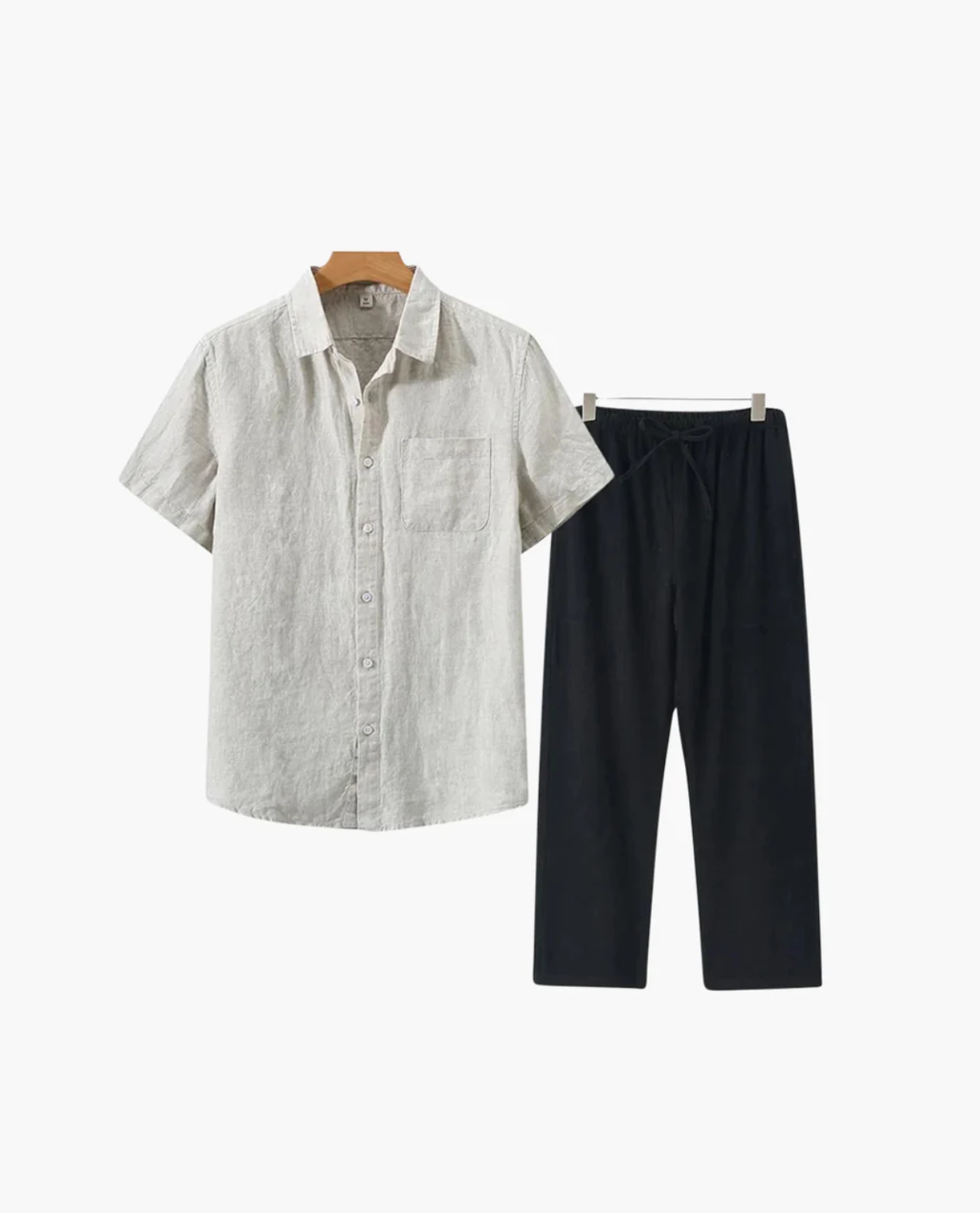 FRIENDZWEAR Short Sleeve Linen Set