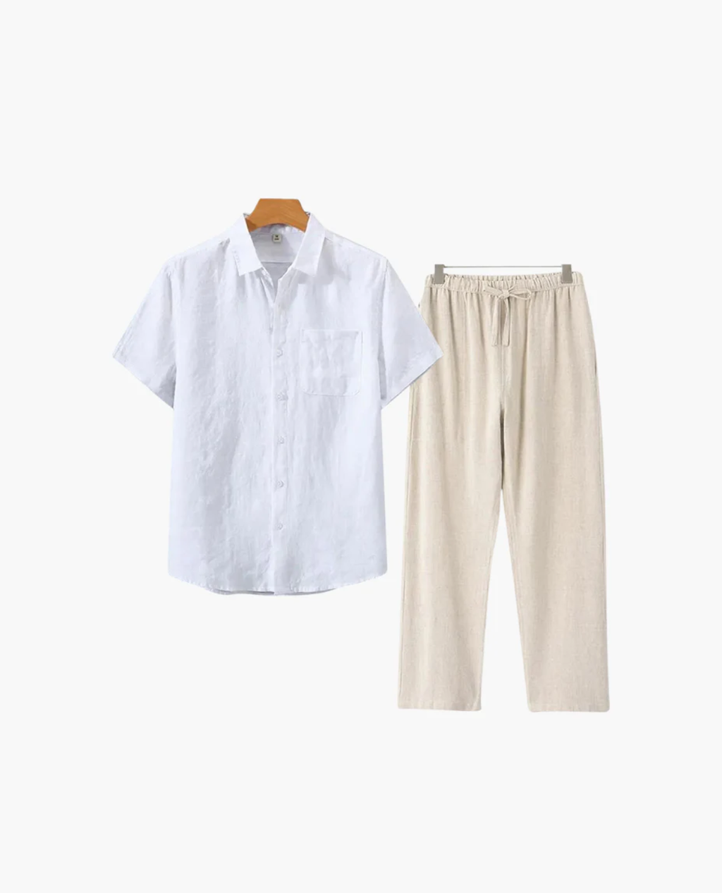 FRIENDZWEAR Short Sleeve Linen Set