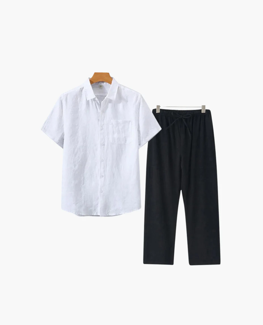 FRIENDZWEAR Short Sleeve Linen Set