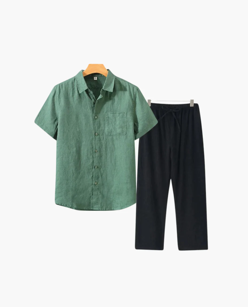FRIENDZWEAR Short Sleeve Linen Set