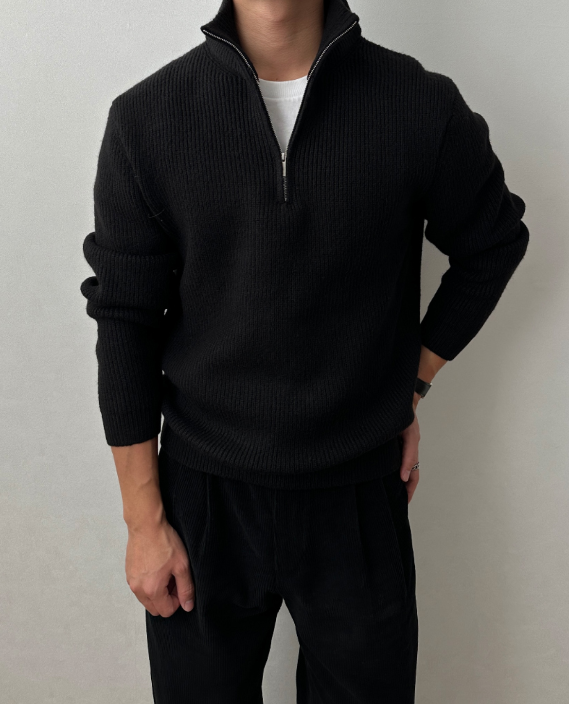 Sebastian Quarter Zip Sweater