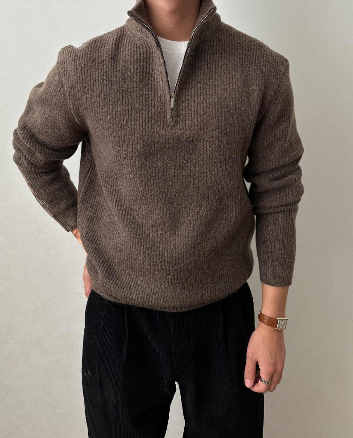 Sebastian Quarter Zip Sweater