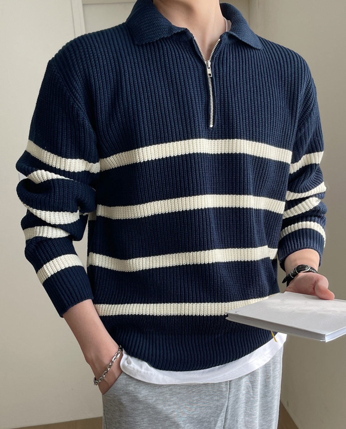 Modena Quarter Zip Sweater