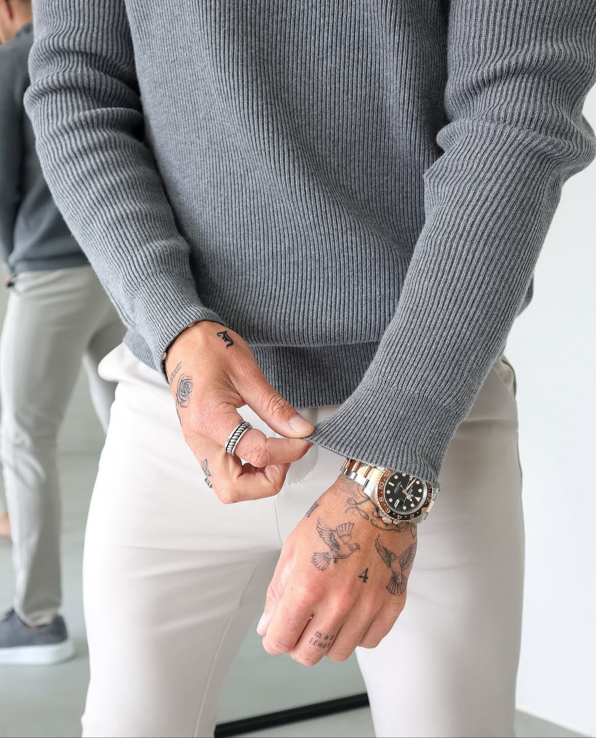 The Lecco Quarter Zip Sweater