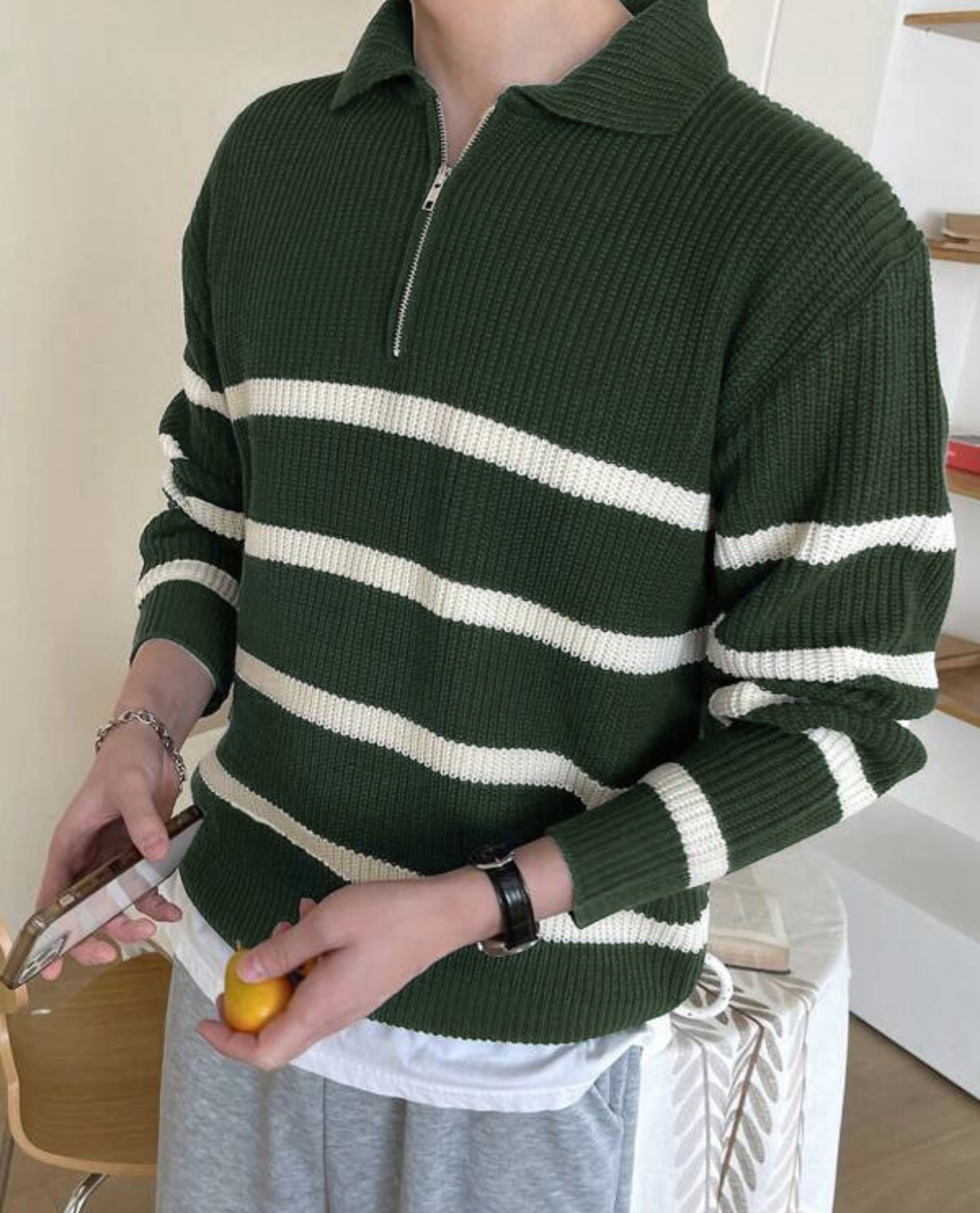 Modena Quarter Zip Sweater