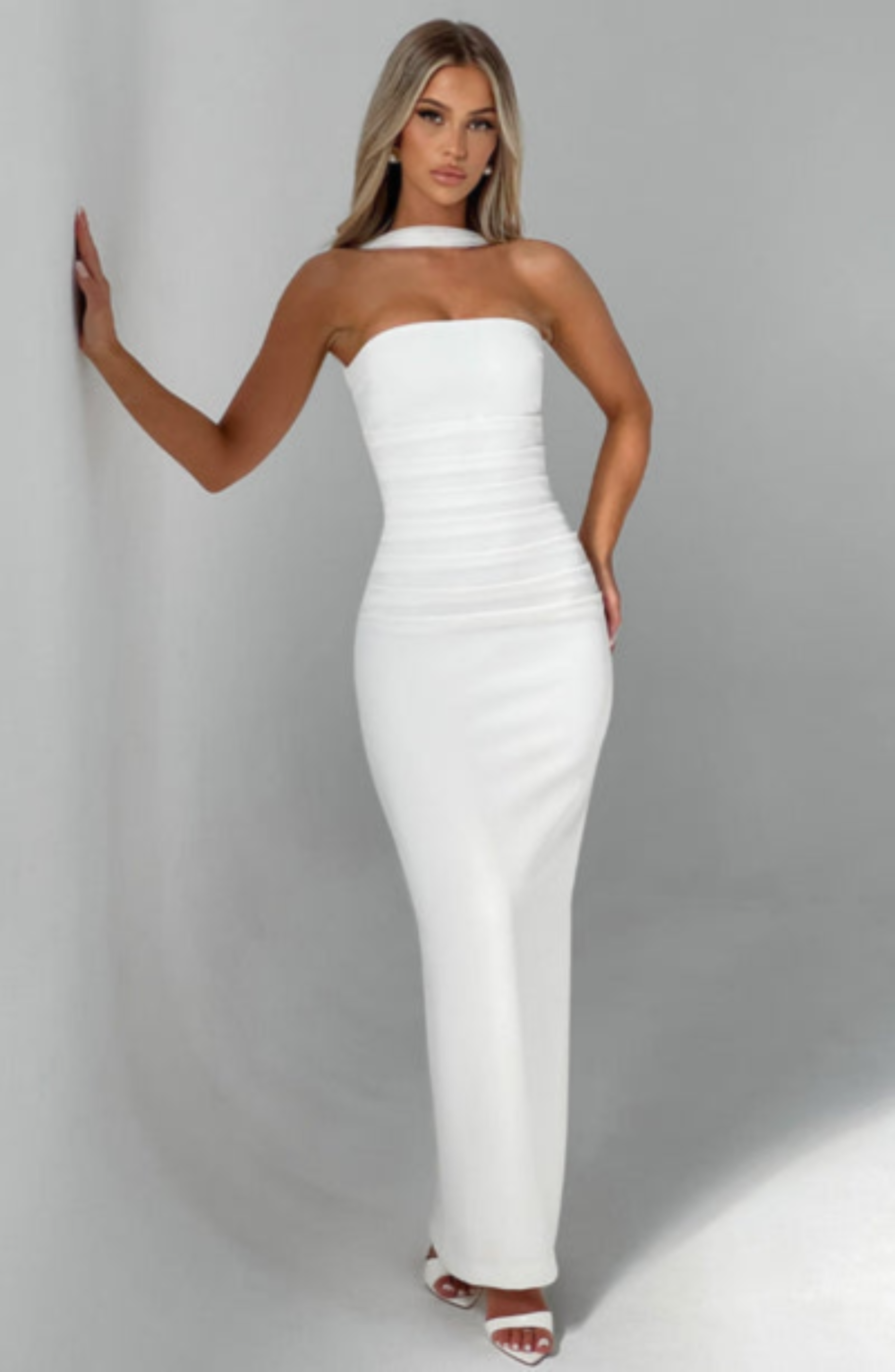 Miloretta Strapless Formal Maxi Dress