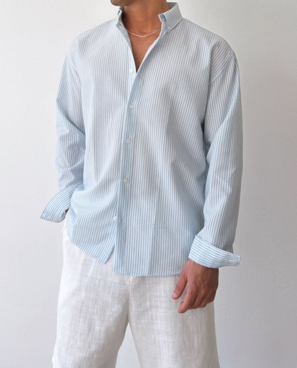 Gomera Striped Linen Shirt