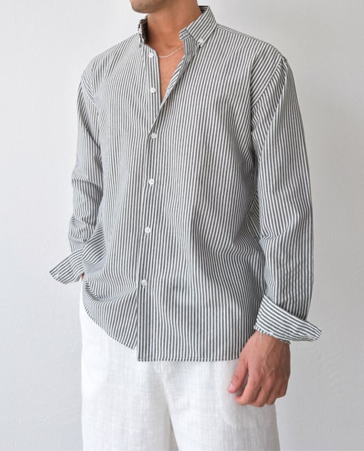 Gomera Striped Linen Shirt