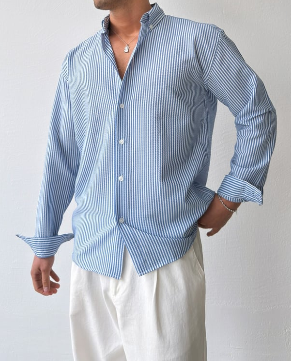 Gomera Striped Linen Shirt