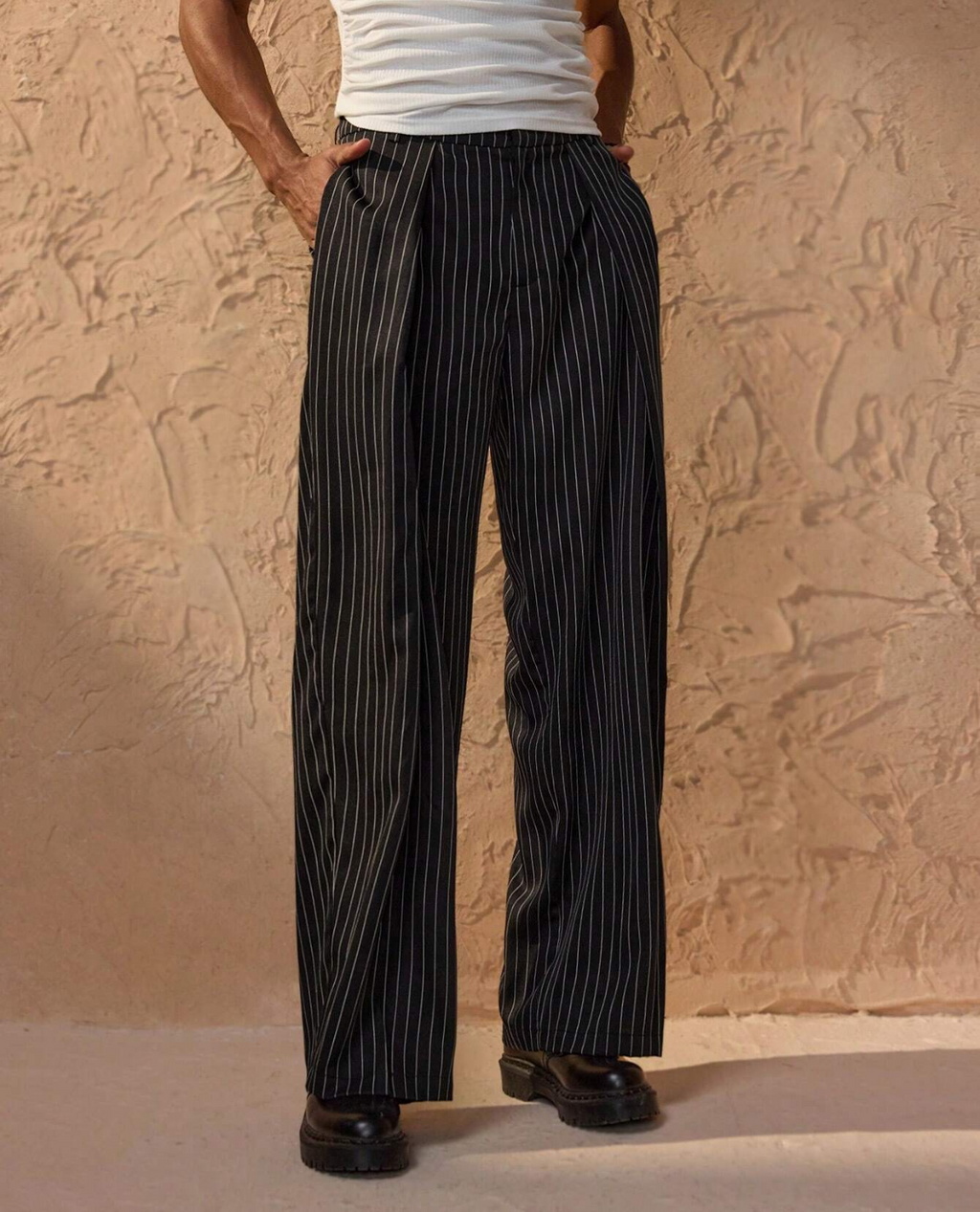 Panarea Pinstripe Trousers