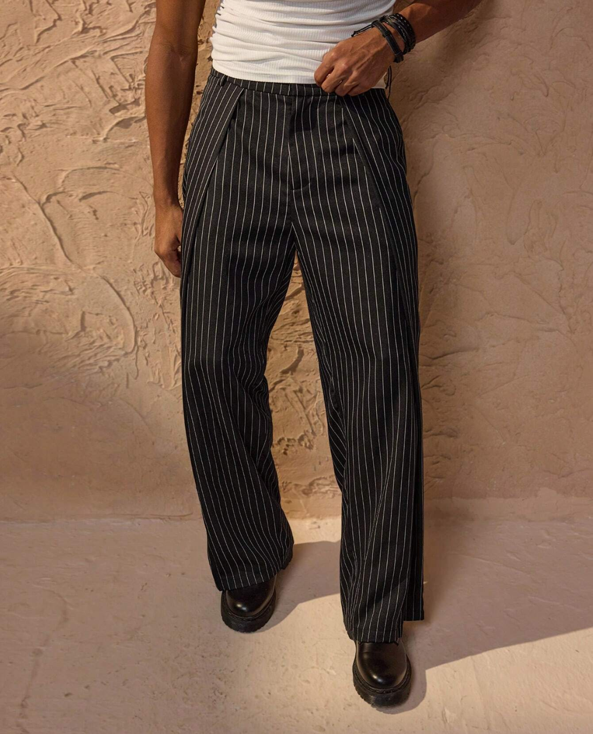 Panarea Pinstripe Trousers