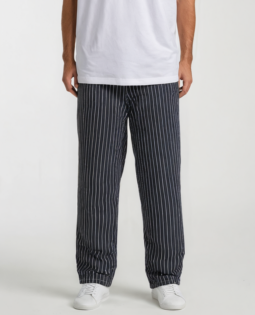 Cannes Striped Print Jeans