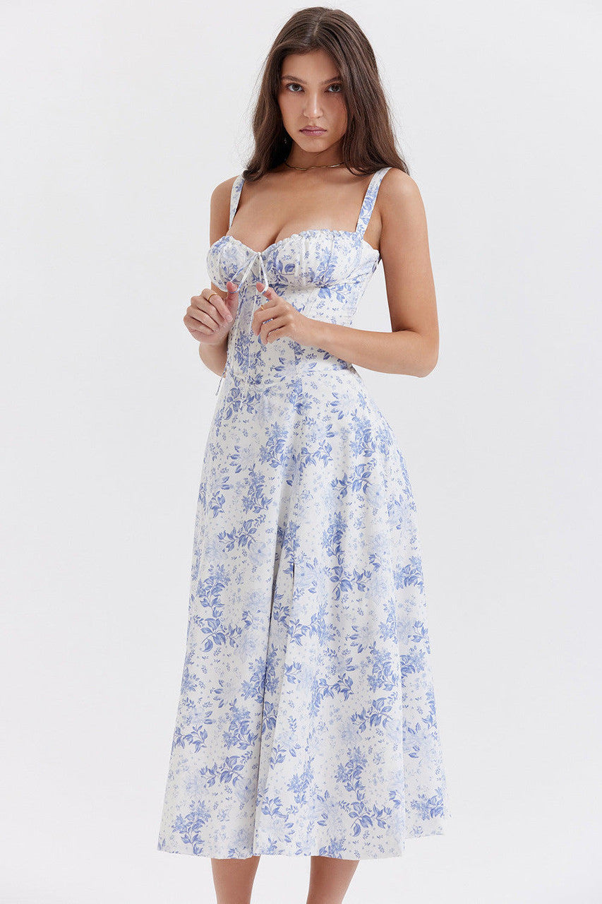 Nerianna Ruched Midi Dress