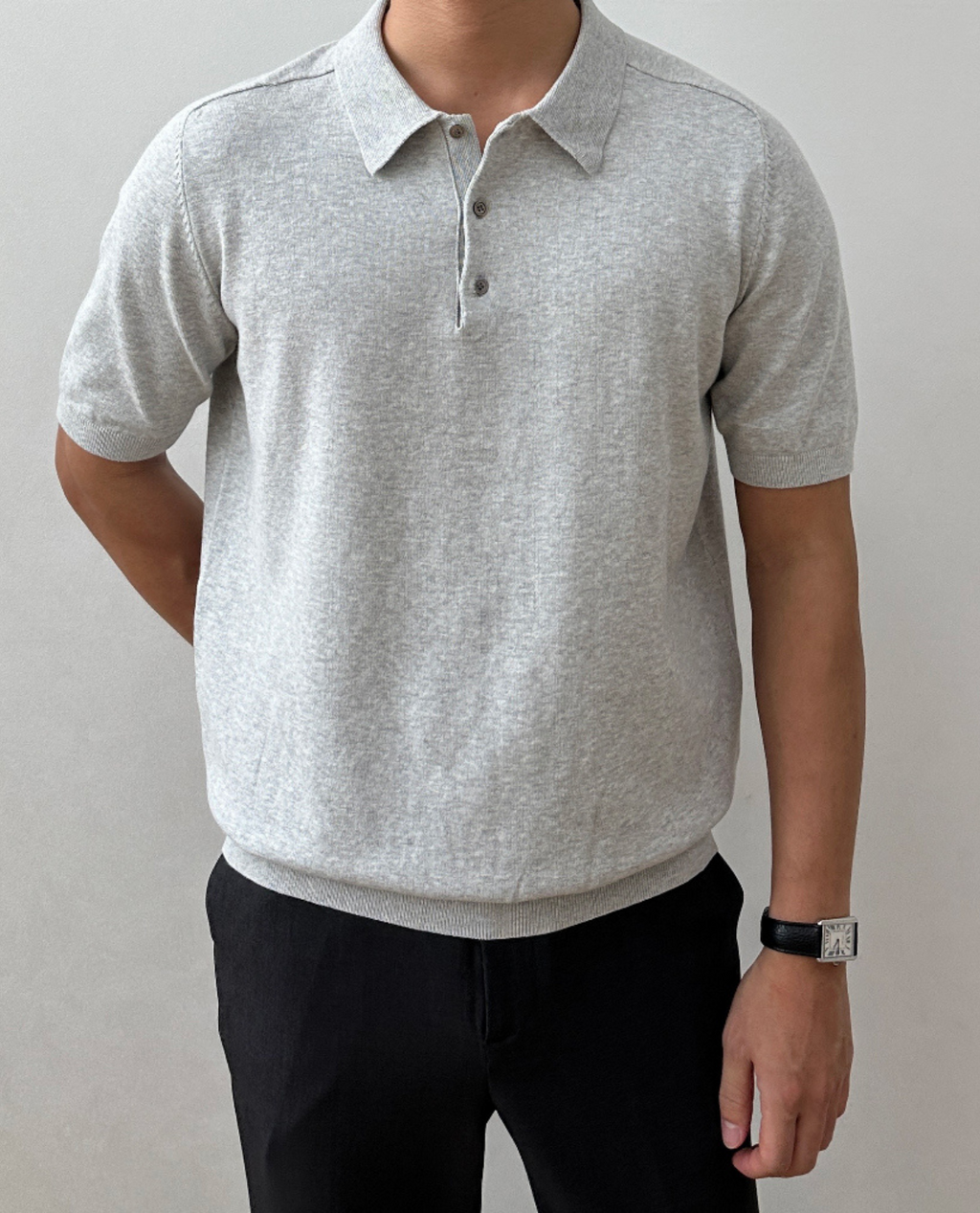 Murano Knitted Polo Shirt