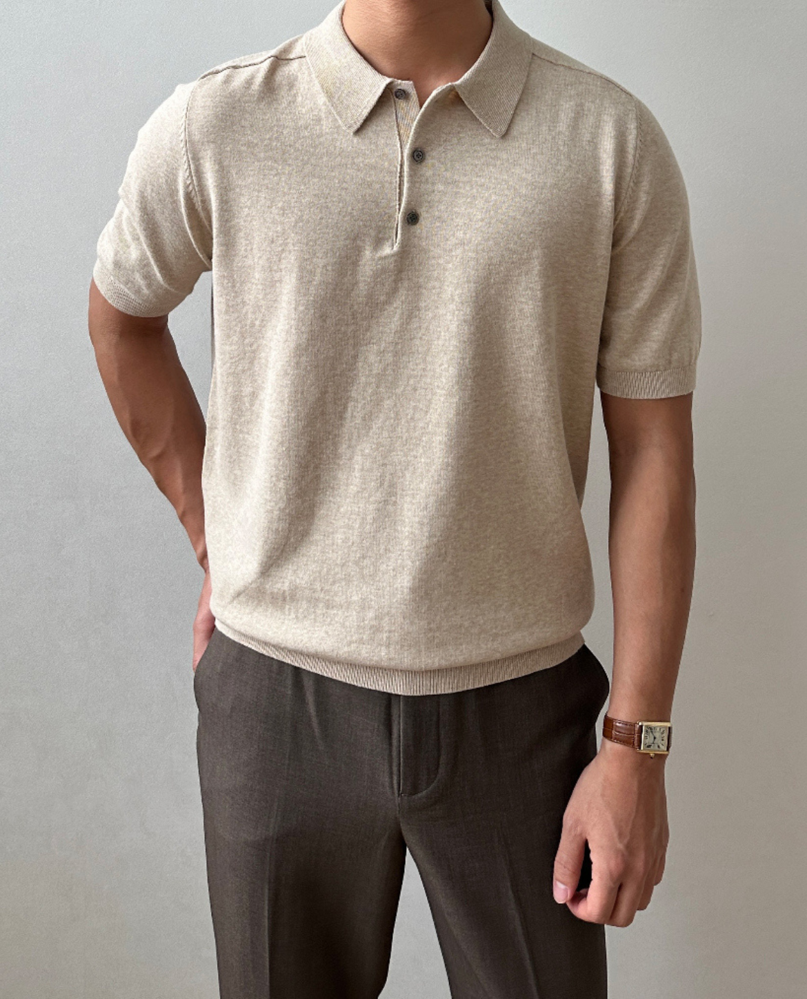 Murano Knitted Polo Shirt