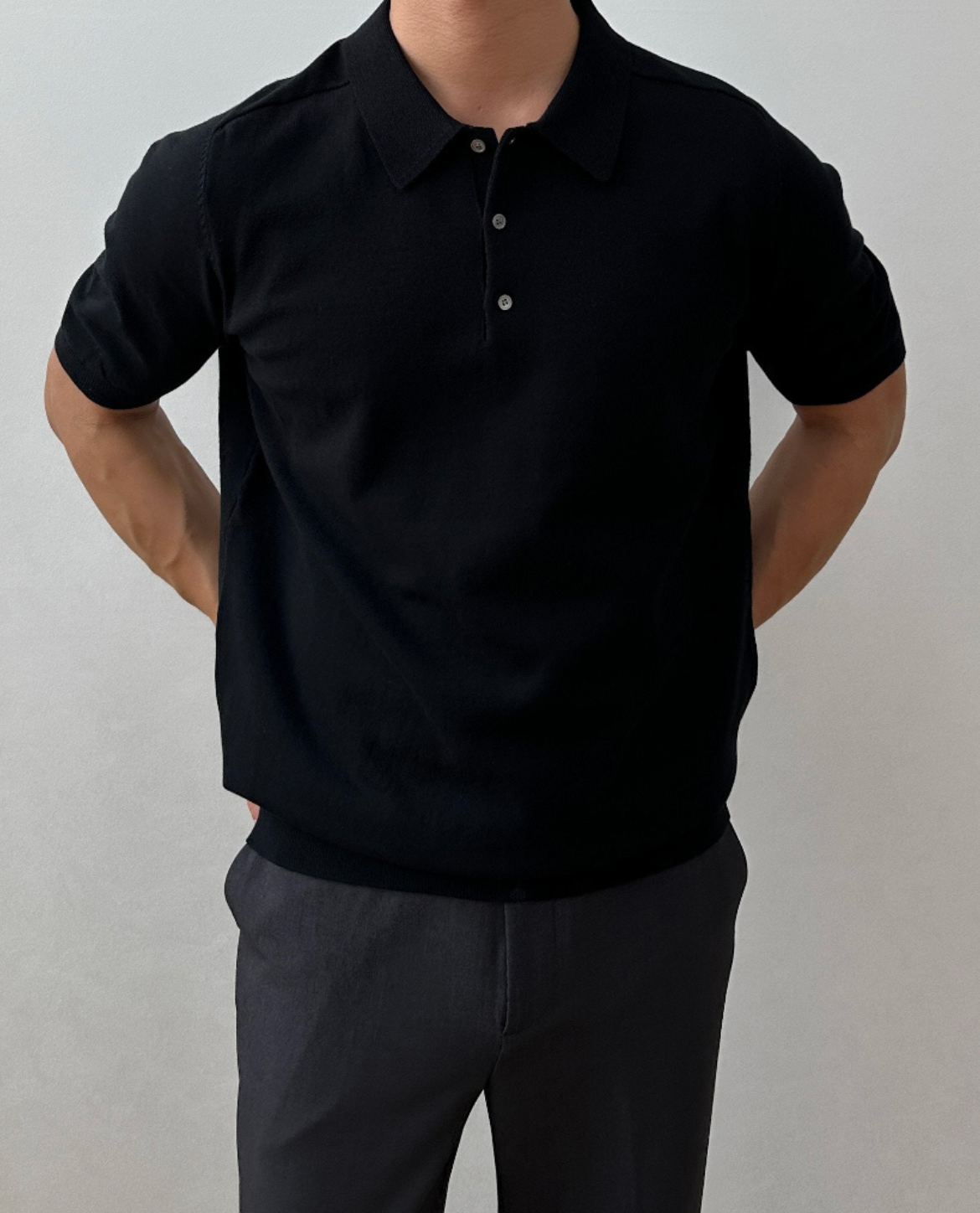Murano Knitted Polo Shirt