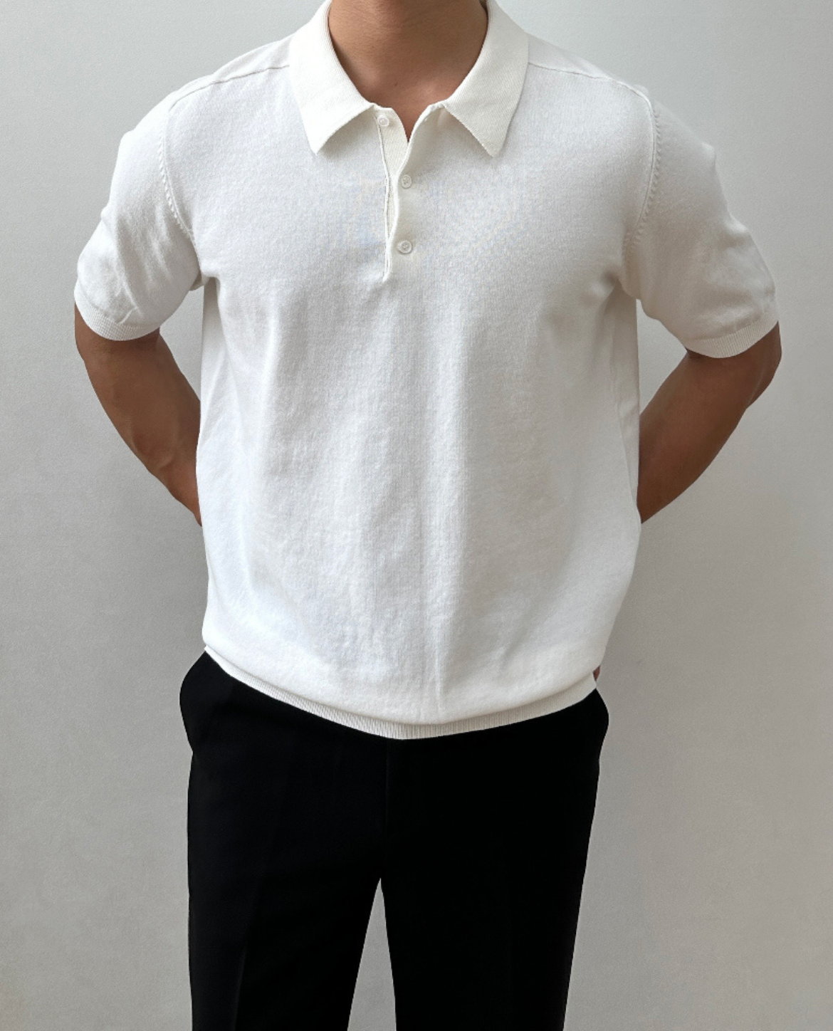 Murano Knitted Polo Shirt