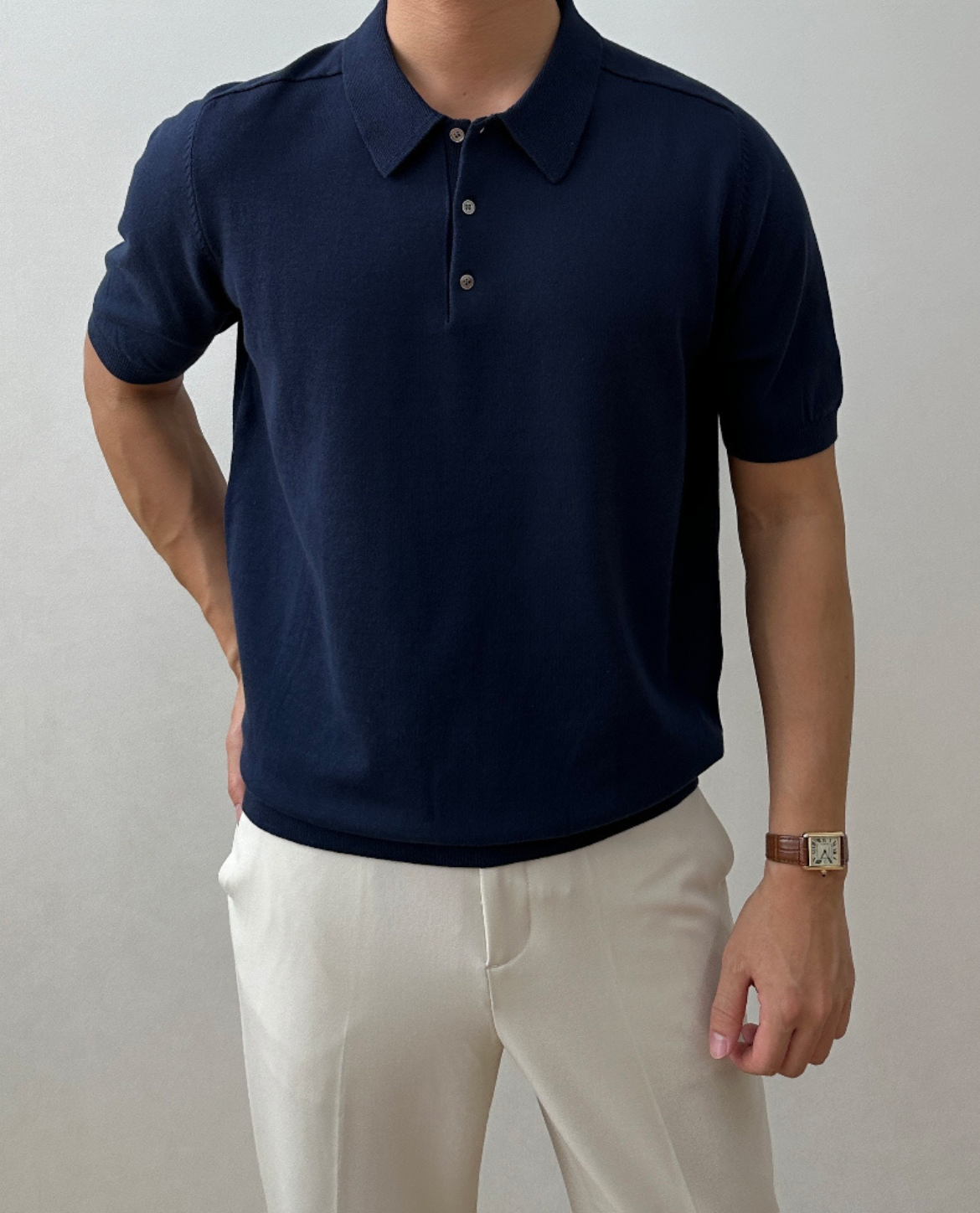 Murano Knitted Polo Shirt