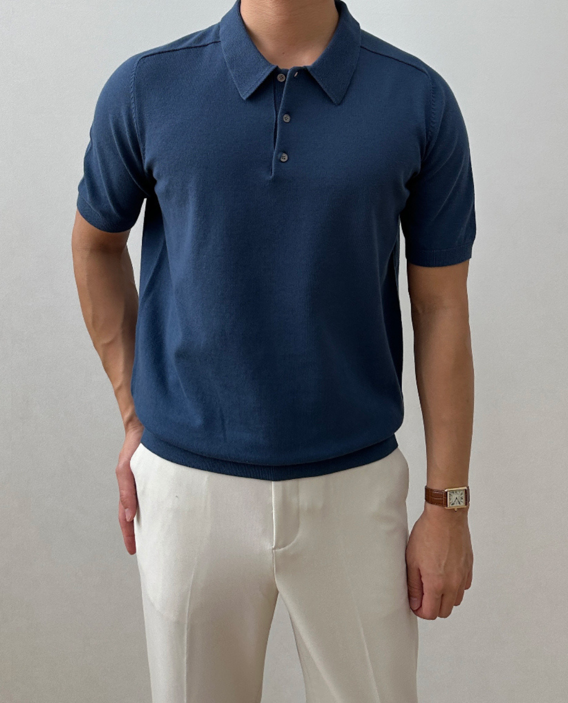 Murano Knitted Polo Shirt