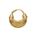 Carmedina Sculpted Gold Handbag