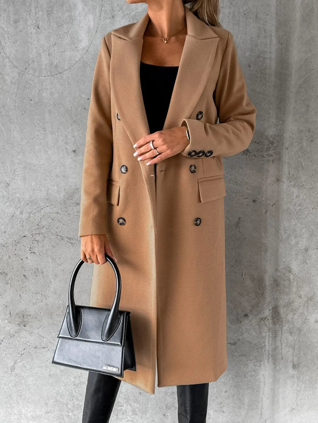 Vittoria Double Breasted Long Coat
