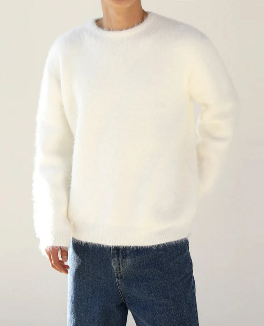 Mohair Crew Neck Sweater