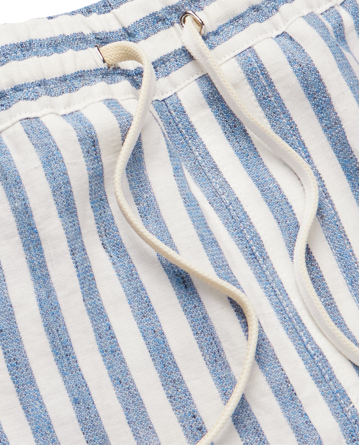 St. Tropez Striped Linen Shorts