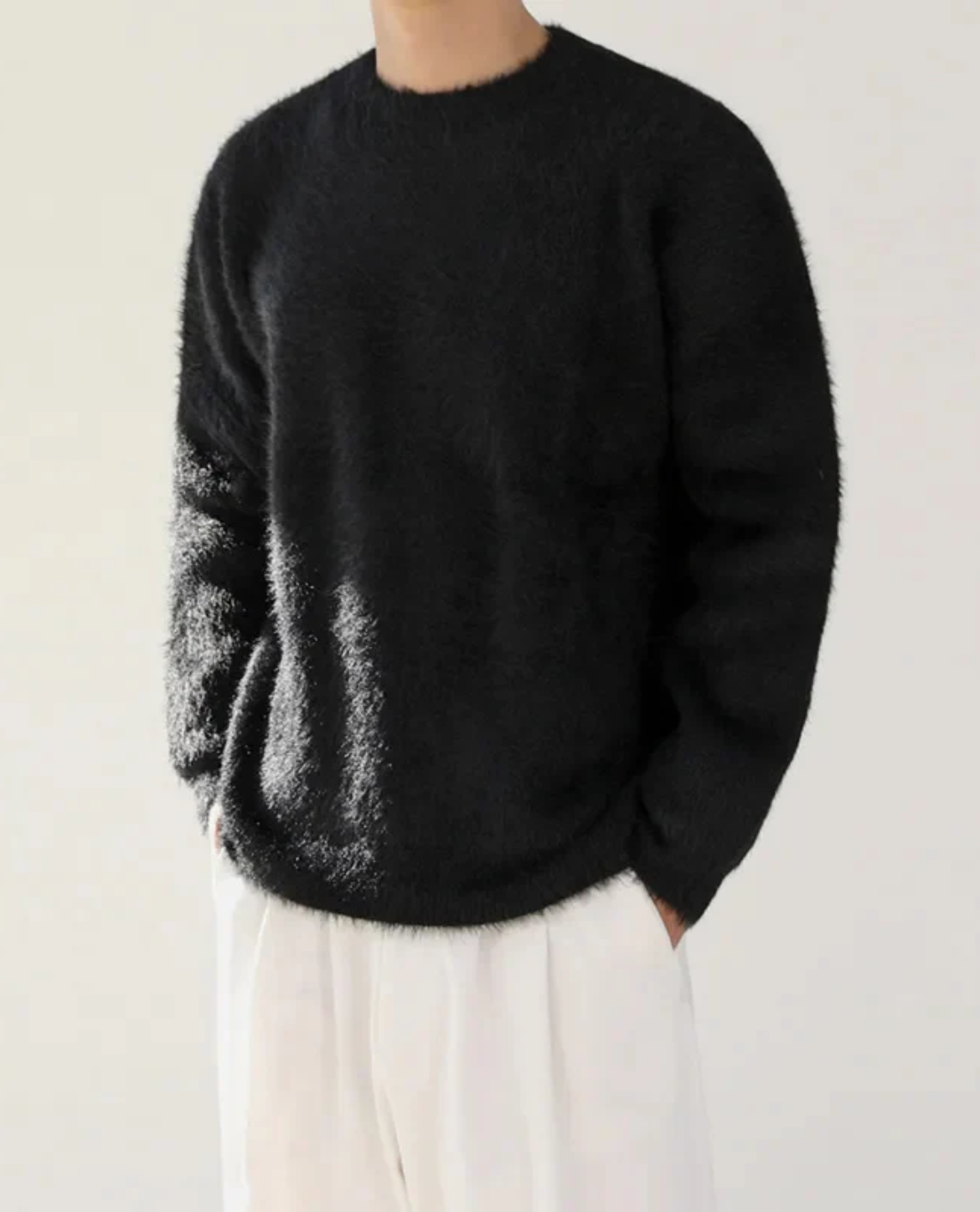Mohair Crew Neck Sweater