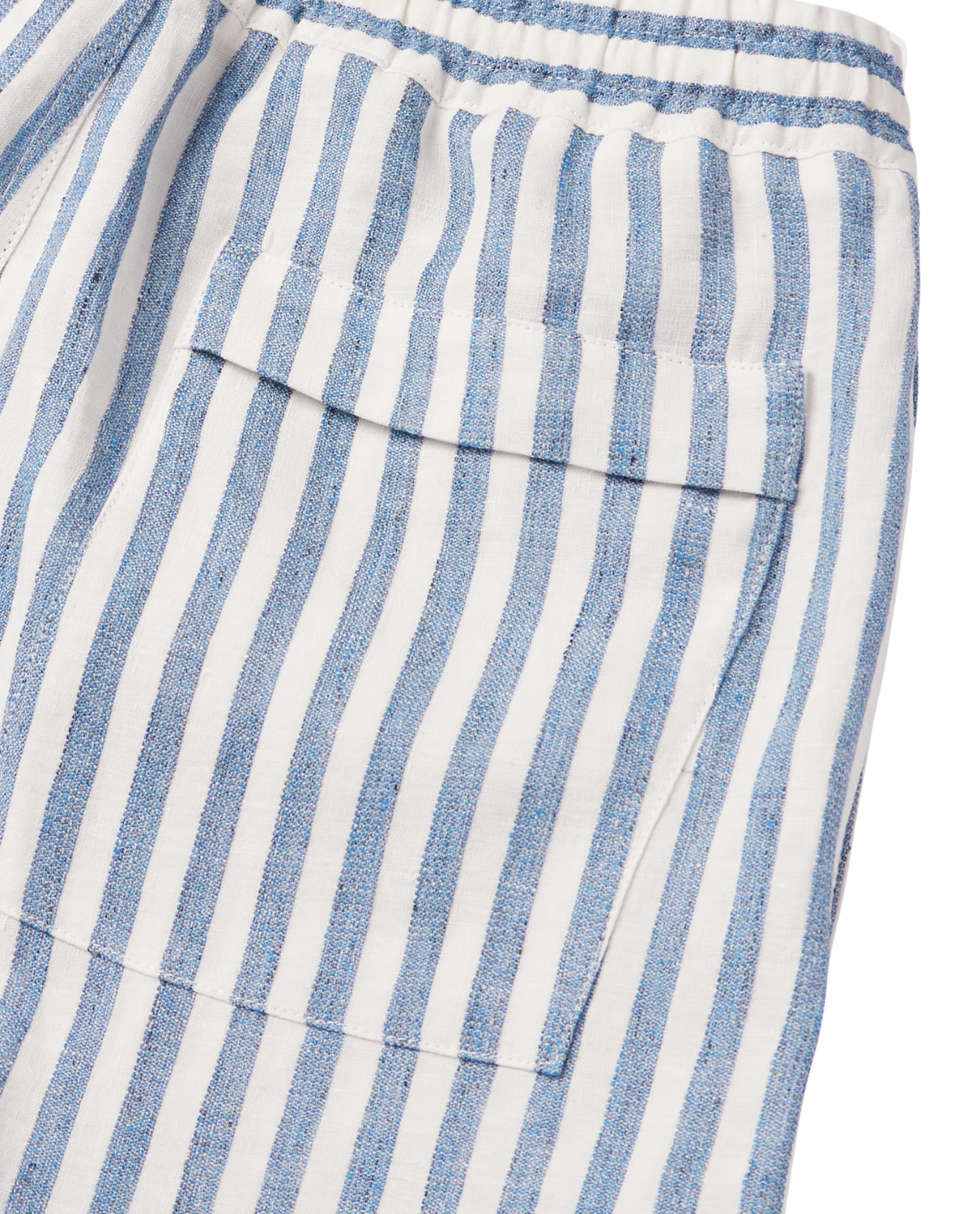 St. Tropez Striped Linen Shorts