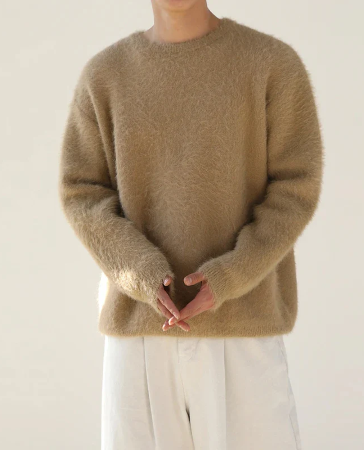 Mohair Crew Neck Sweater