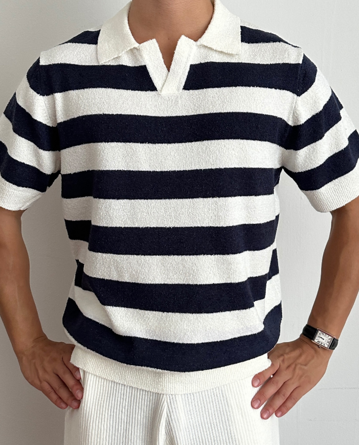 Biarritz Striped Polo Shirt