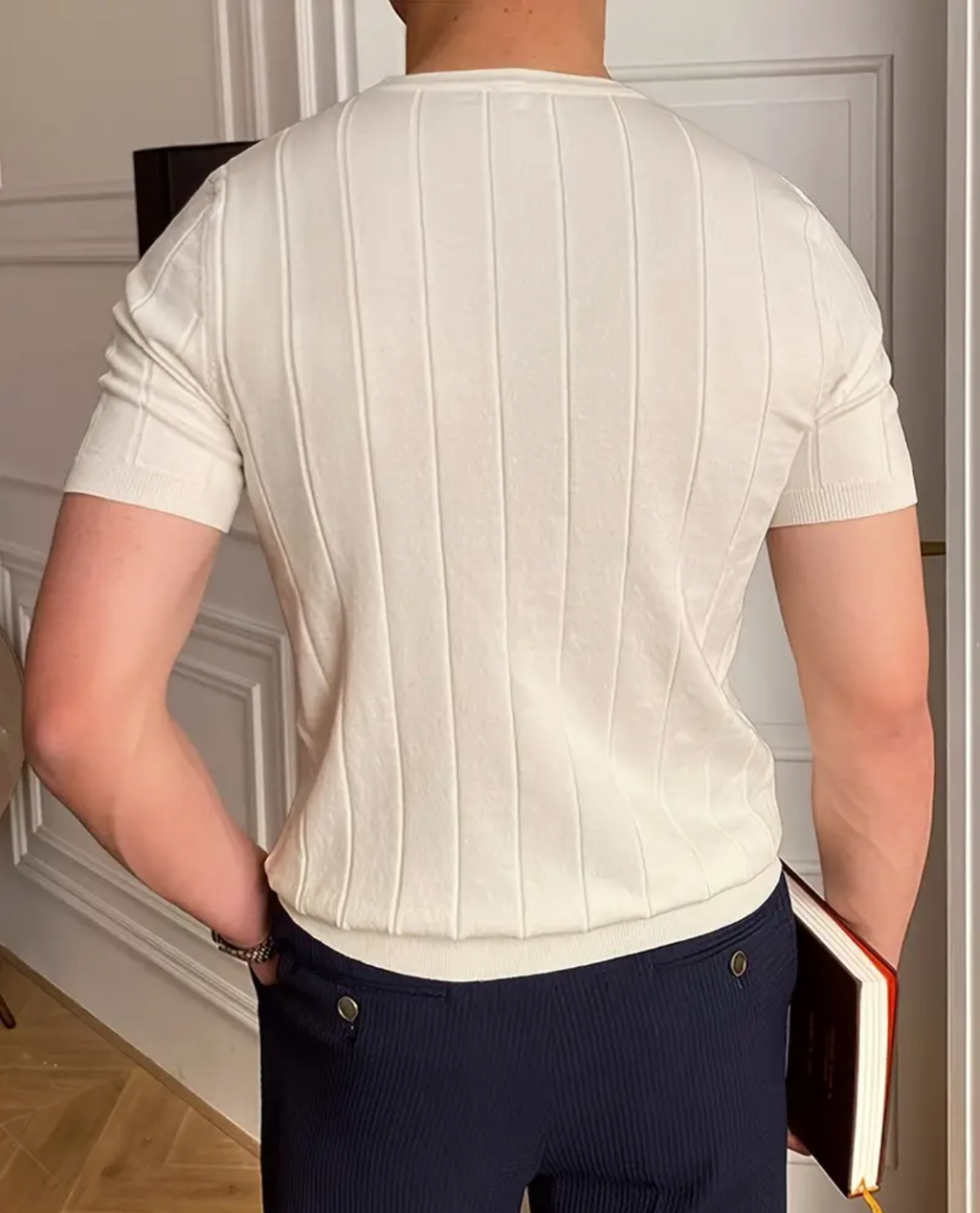 Patmos Pleated T-Shirt