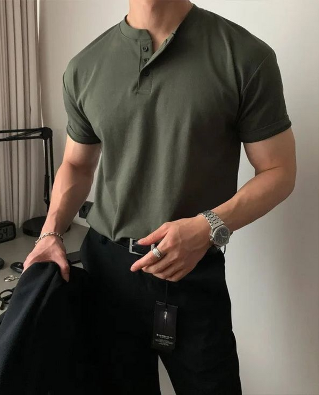 Levnzo Henley Shirt