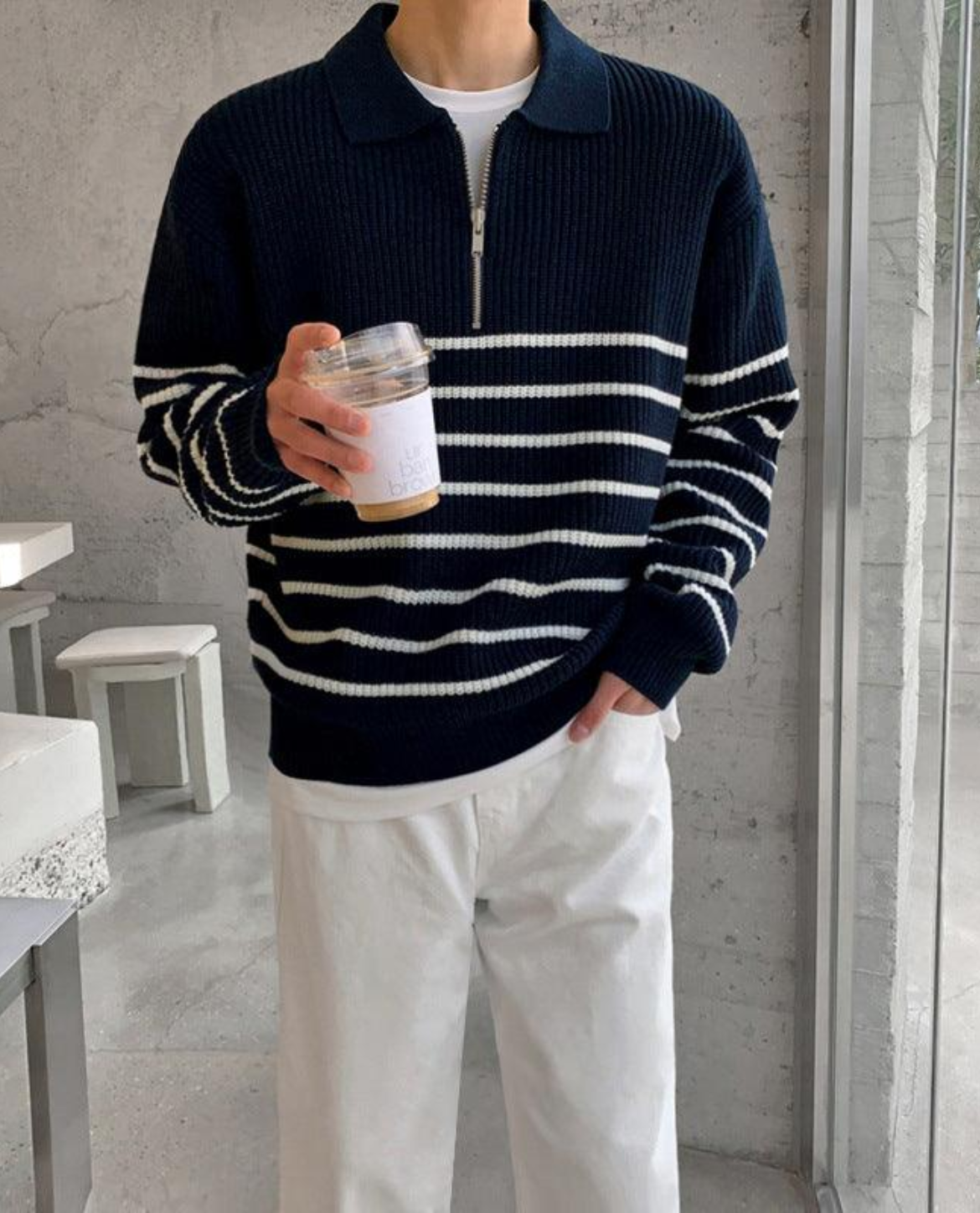 Naples Quarter Zip Sweater