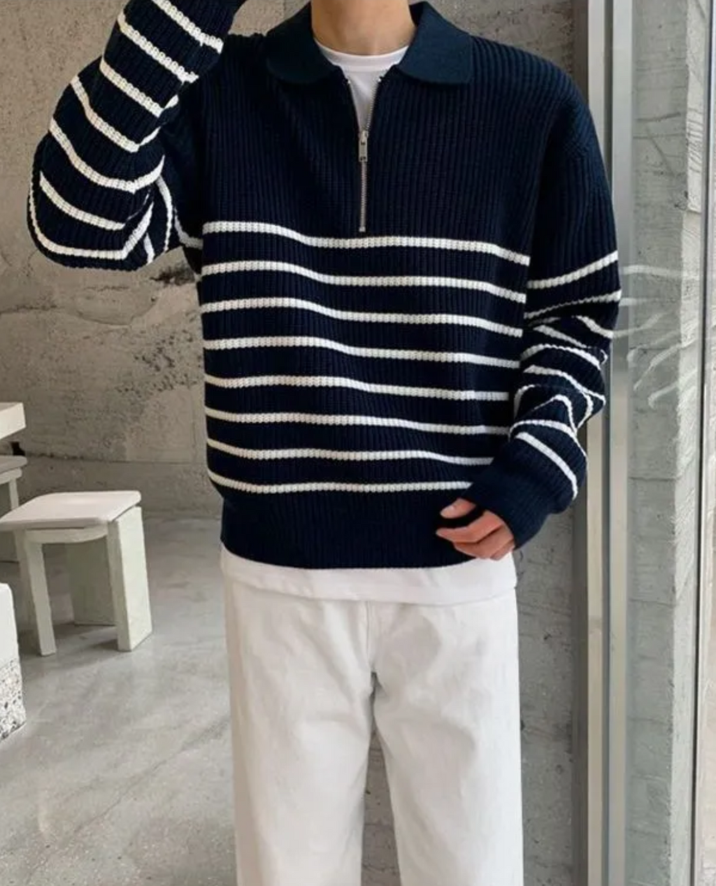 Naples Quarter Zip Sweater