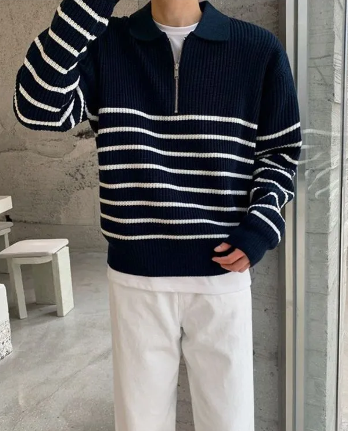 Naples Quarter Zip Sweater