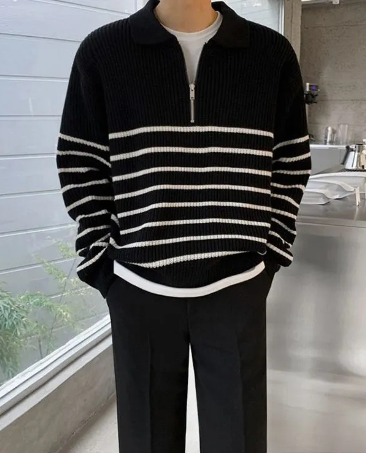 Naples Quarter Zip Sweater