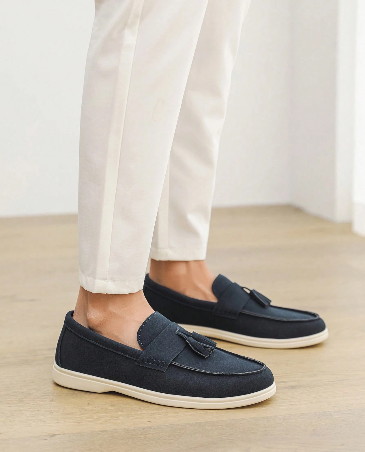 Sorrento Suede Tassel Loafers