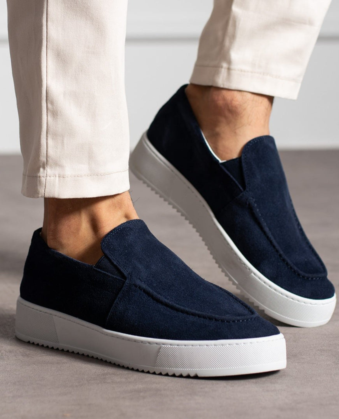 Benidom Suede Slip Ons