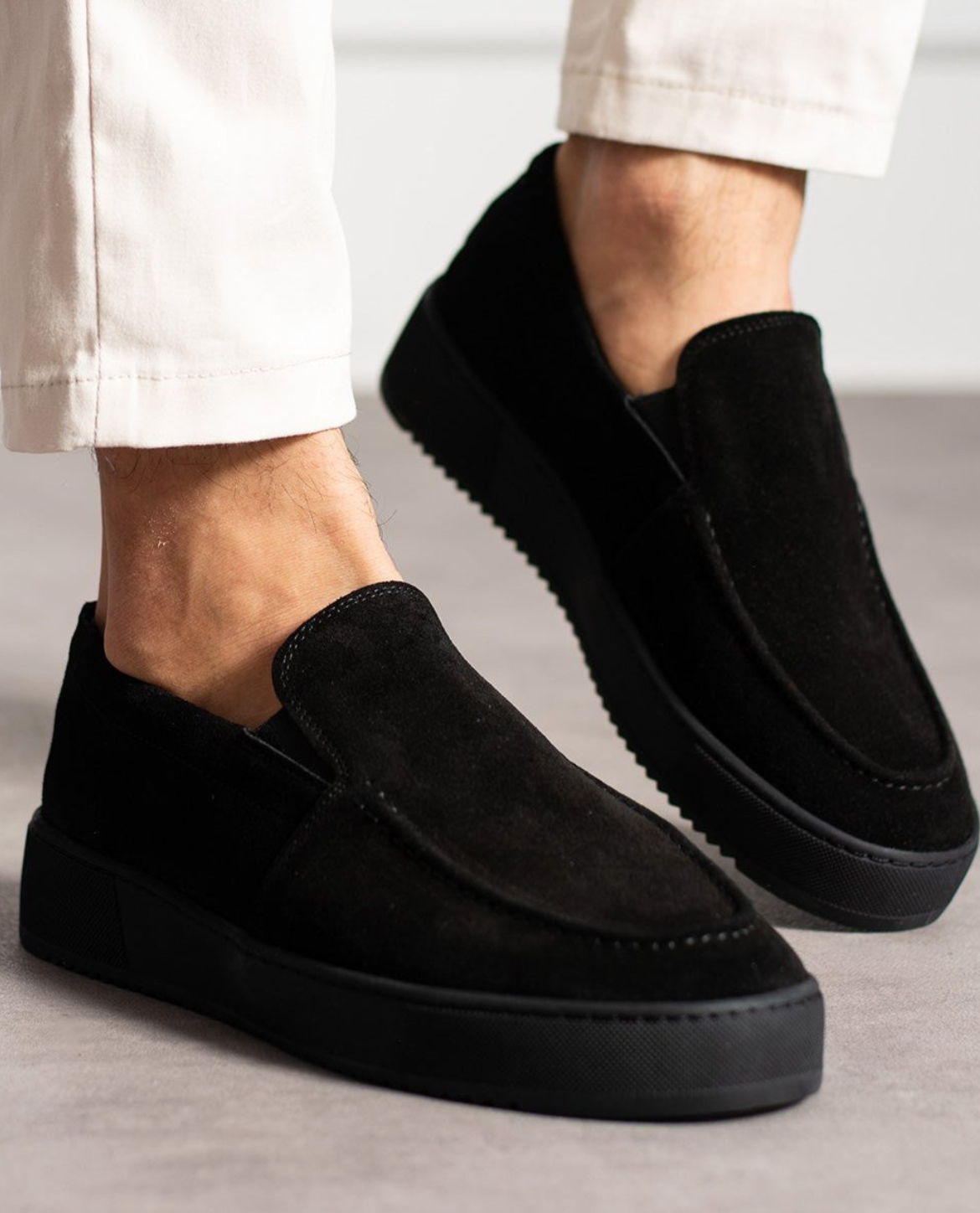 Benidom Suede Slip Ons