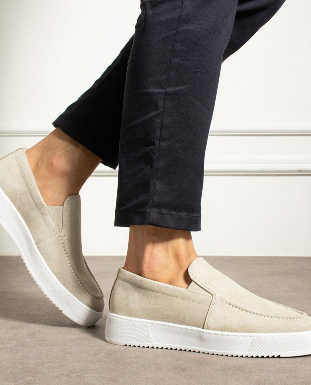 Benidom Suede Slip Ons