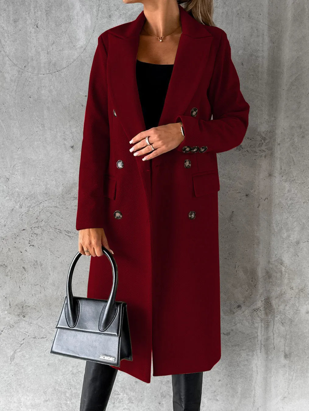Vittoria Double Breasted Long Coat