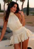 Norelina Halter Summer Mini Dress
