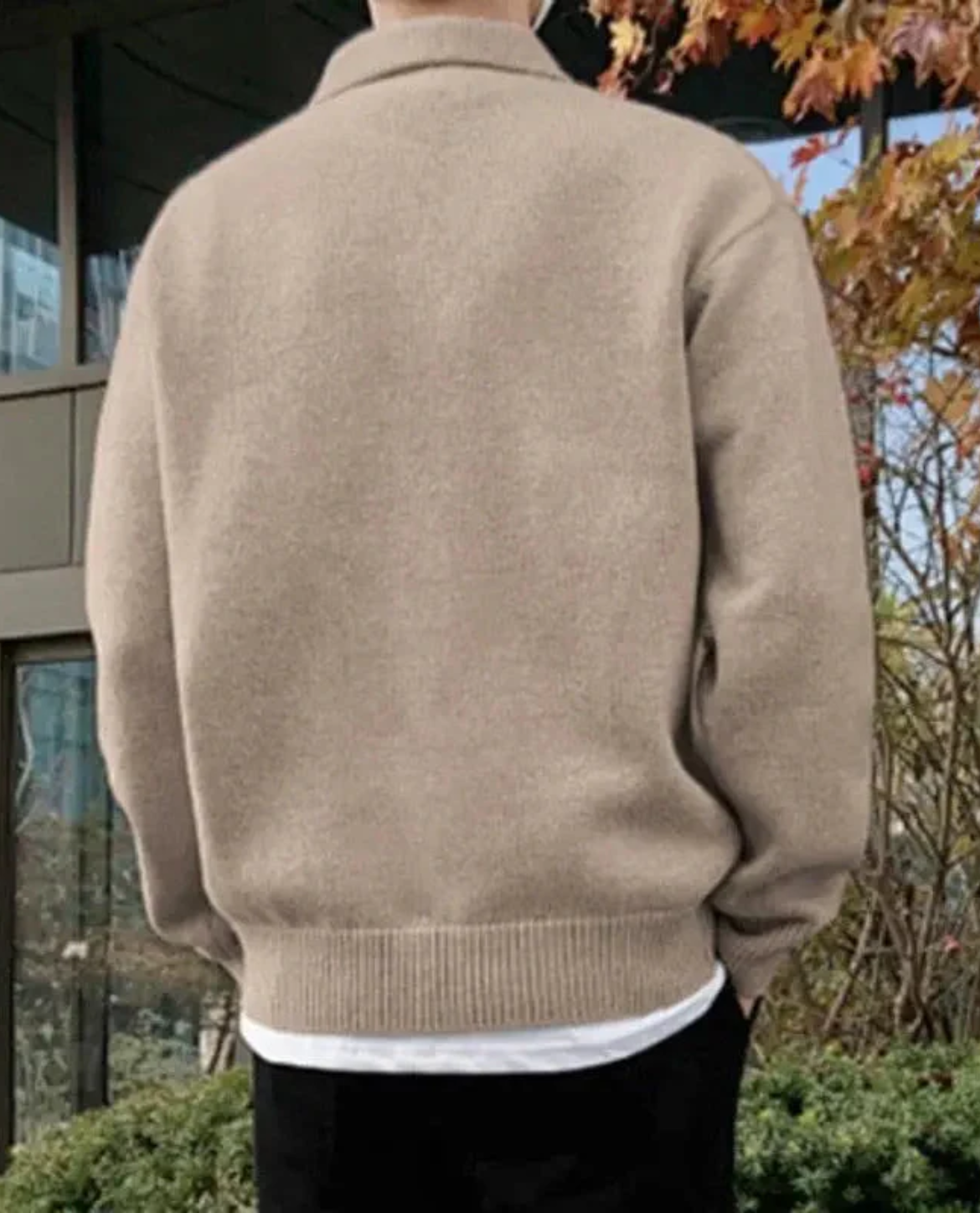 The FRIENDZWEAR Button Polo Sweater