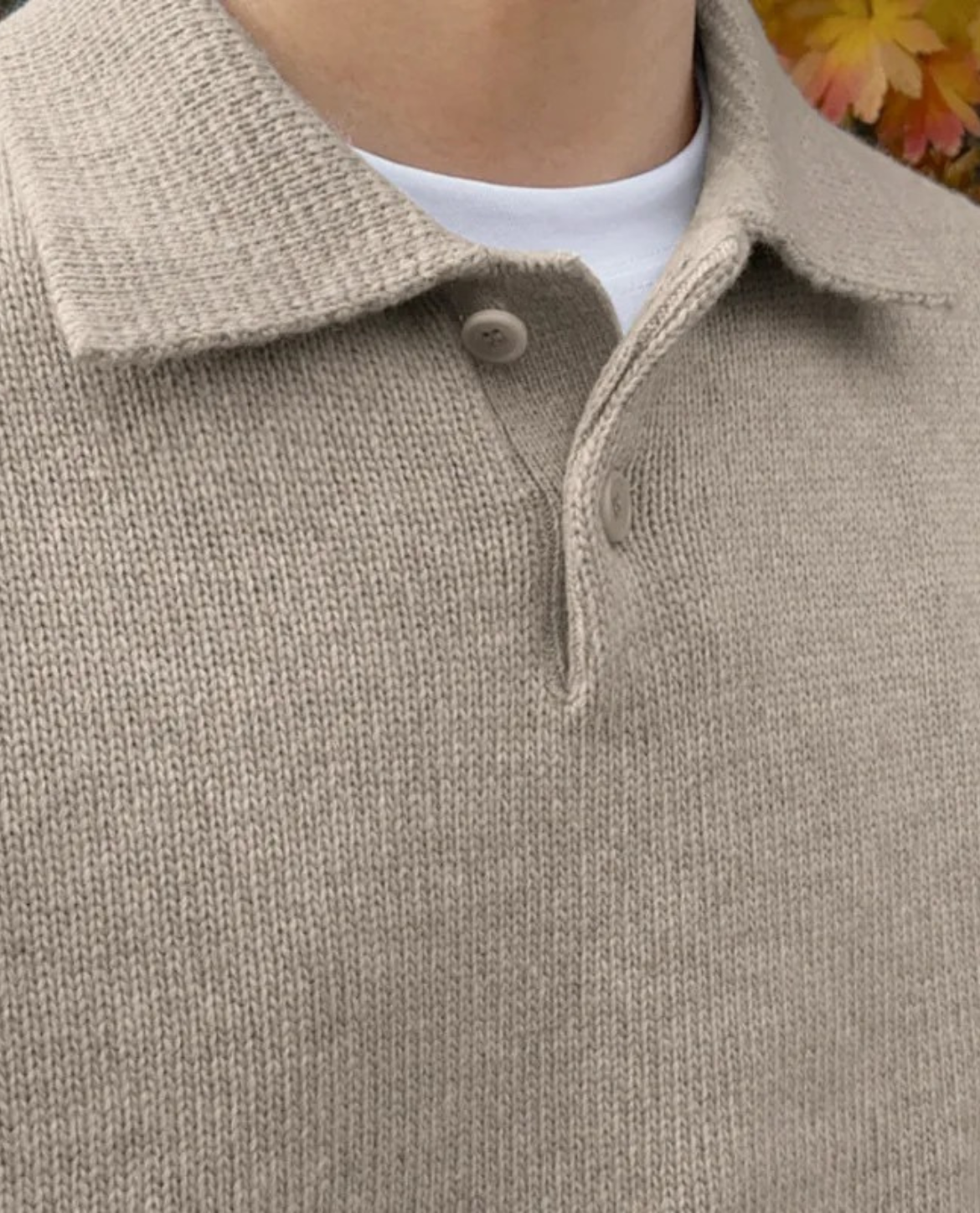 The FRIENDZWEAR Button Polo Sweater