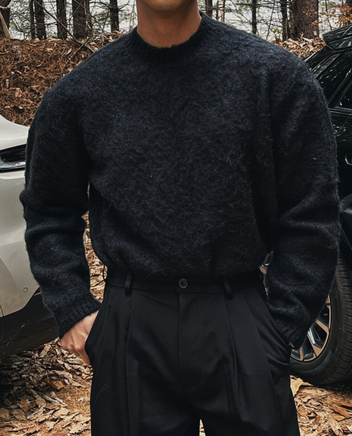 Prato Mohair Knit Sweater