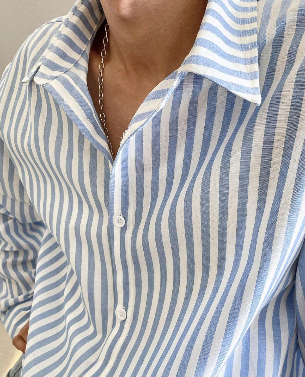 Menorca Striped Linen Shirt